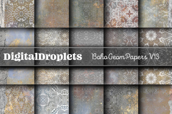 Boho Geom Papers Vol. 13 | Collection