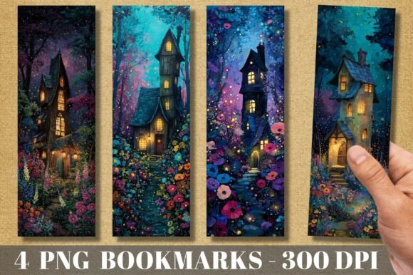 Enchanting Fairy House Bookmarks for Creatives