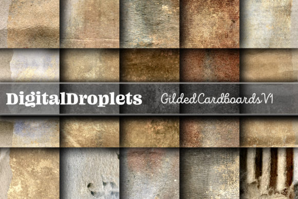 Gilded Cardboards Vol. 1: A Vintage Texture Collection