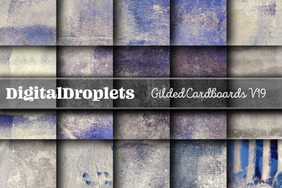 Gilded Cardboards Vol. 19: Textured Backgrounds for Authentic Design