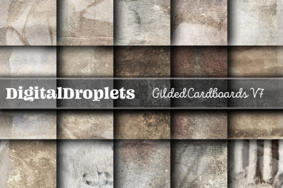 Gilded Cardboards Vol. 7 | Collection: A Textured Foundation for Vintage Projects