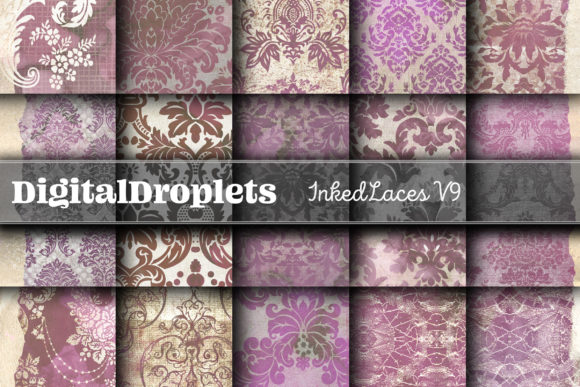 Inked Laces Vol. 9: Vintage Texture for Modern Design