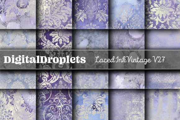 Laced Ink Vintage Vol. 27: A Designer's Guide to Authentic Texture