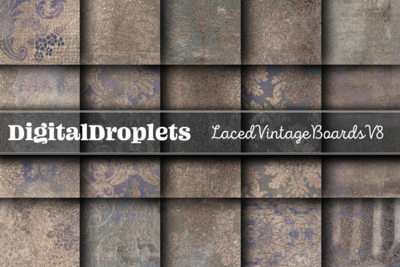 Laced Vintage Boards Vol. 8: The Textured Foundation for Authentic Design
