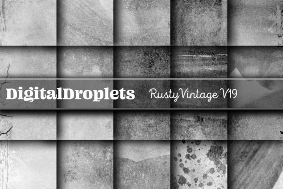 Rusty Vintage Papers Vol.19: A Collector's Toolkit for Authentic Texture